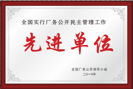 2010年天下产务果真先进单位