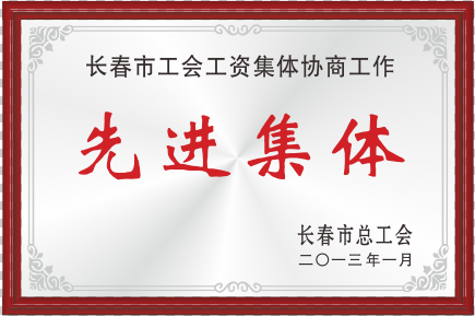2013年长春市总工会先进整体